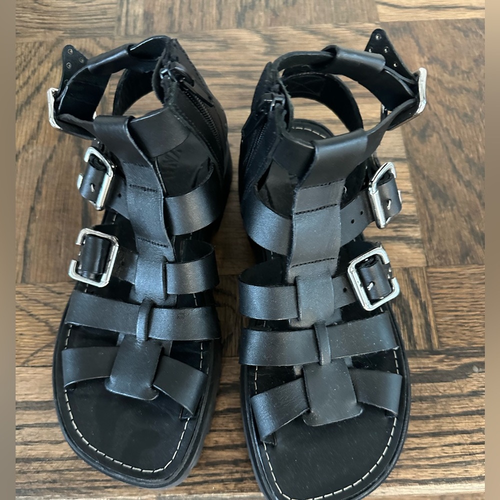 Girls size 36 gladiator  ZARA sandals